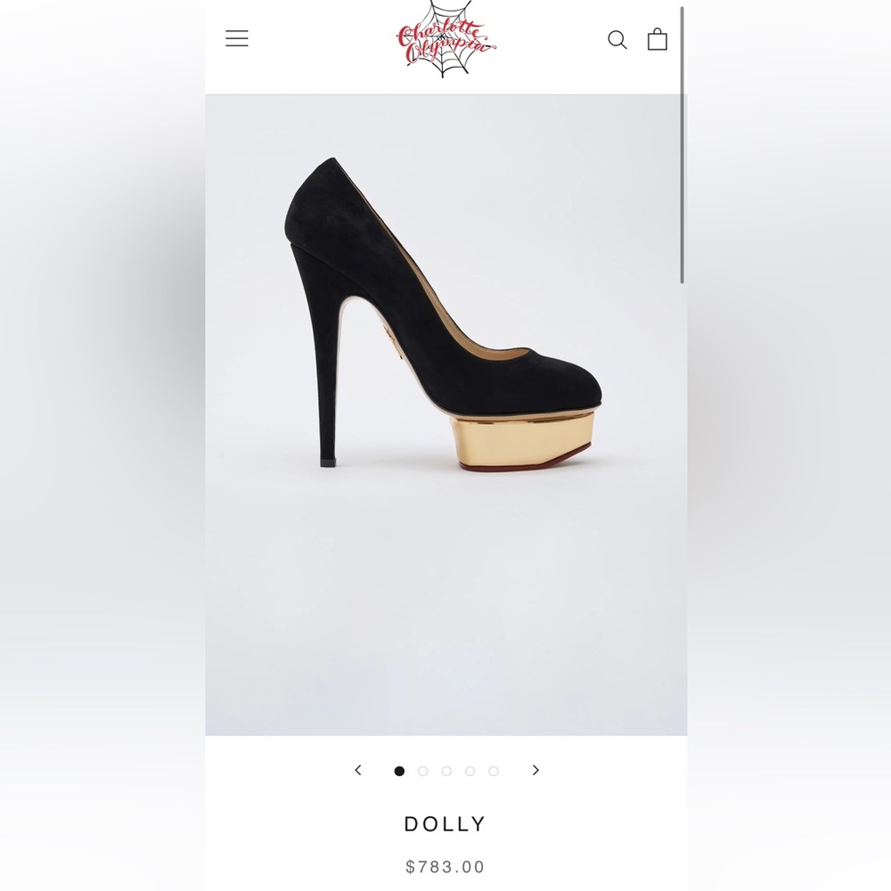 Charlotte Olympia Dolly Heels (size 7.5) never worn!! - Picture 6 of 7